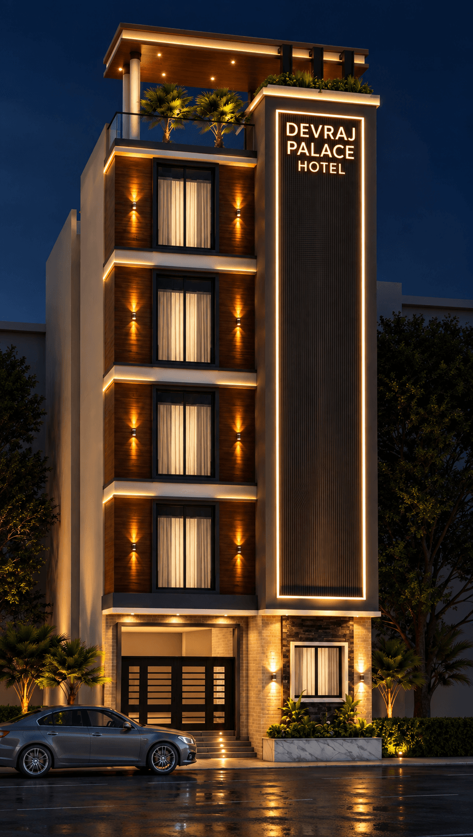 Devraj Palace hotel exterior